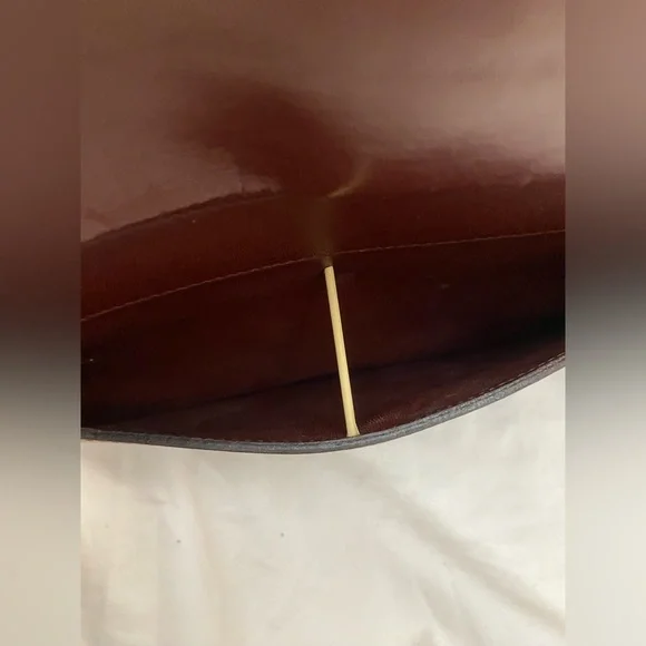 Cartier Bordeaux Leather Must de Cartier A5 Document Case Clutch Bag. - Picture 11 of 14